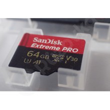 64 GB SanDisk Extreme PRO mikro SDXC + SD adaptér