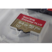 64 GB SanDisk Extreme Plus mikro SDXC + SD adaptér