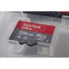 256GB SanDisk Ultra A1 micro SDXC + SD adaptér