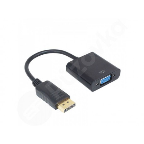 Redukcia DisplayPort DP na VGA (D-Sub)