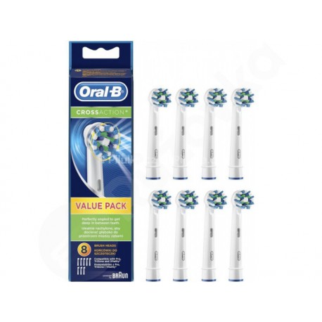 Oral-B EB 50-8 CROSS ACTION náhradné kefky sada 8ks