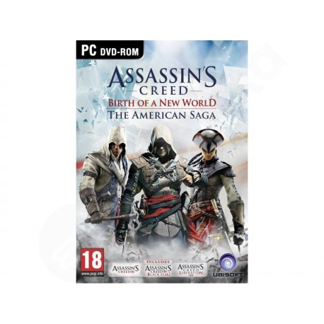 Assassins Creed: Birth of a New World - The American Saga hra na DVD pro PC - DVD