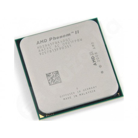 s.AM3 AMD Phenom II X4 965 Black Edition 3,40GHz 6MB 45nm 125W Deneb