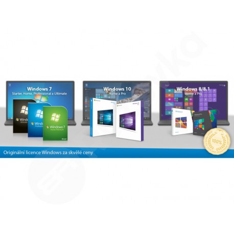 Microsoft Windows 10 Pre CZ 32bit / 64bit