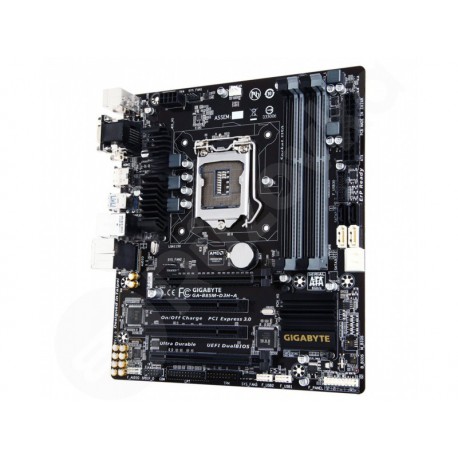 s.1150 mATX GIGABYTE GA-B85M-D3H - Intel B85 PCI-E DDR3 VGA DVI HDMI