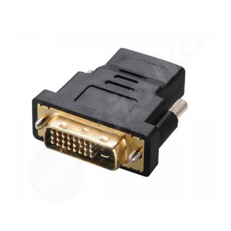 Redukce DVI - HDMI (DVI-D M - HDMI F) v černém provedení