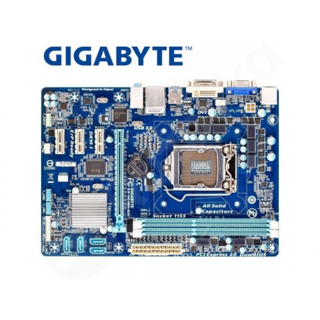 s.1155 mATX Gigabyte GA-H61MA-D2V - Intel H61 DDR3 PCI-E VGA DVI