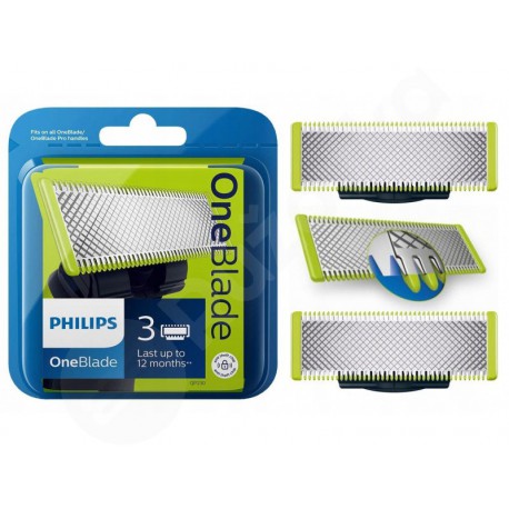 Philips OneBlade výměnné břity 3 ks (QP230/50)