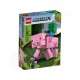 LEGO Minecraft 21157 Velká figurka: Prase s malou zombie