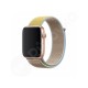Apple Watch remienok 42mm (44mm) hnedobéžový prevliekací športový