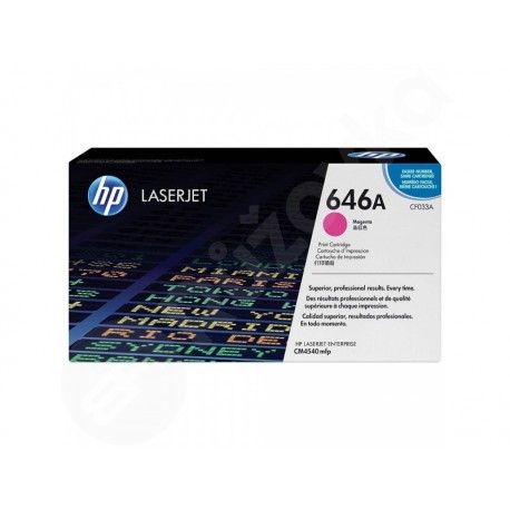 HP CF033A 646A originální purpurový (Magenta) laserový toner 12 500 str.