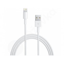 Originálny USB kábel Lightning pre Apple iPhone / iPod / iPad / AirPods biely 1m