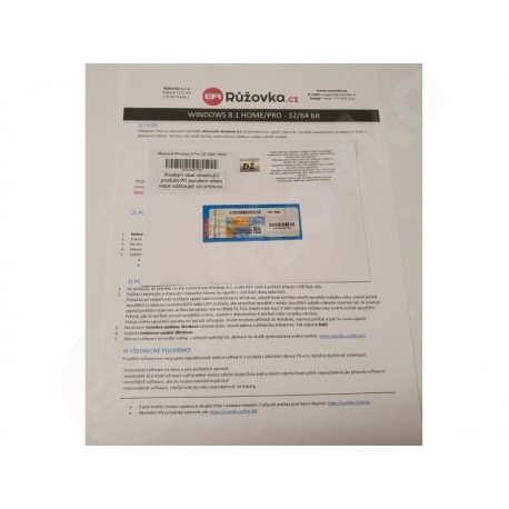 Microsoft Windows 8 Pre CZ 32bit / 64bit