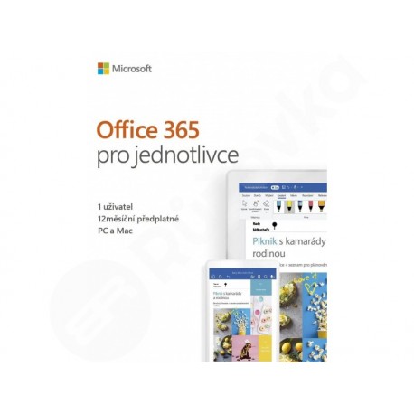 Microsoft Office 365 pre jednotlivcov - PC/Mac+Tablet