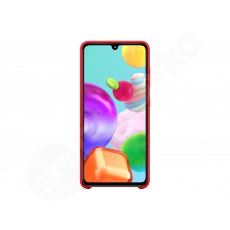 Samsung Siliconový kryt pre Galaxy A41 Red