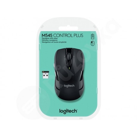 Logitech Wireless Mouse M545 černá bezdrátová optická myš (910-004055)