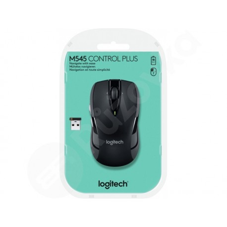 Logitech Wireless Mouse M545 čierna bezdrôtová optická myš (910-004055)