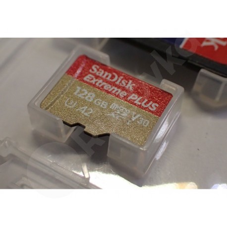 128GB SanDisk Extreme Plus A2 micro SDXC UHS-I V30 + SD adaptér