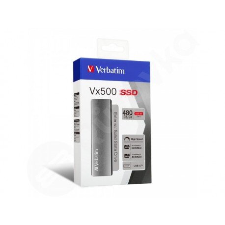 Verbatim SSD disk Vx500 USB 3.1 Gen 2 480GB (47443)