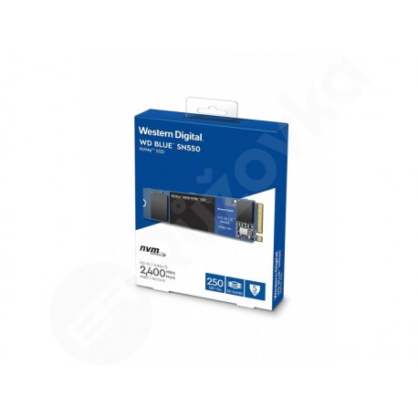 WD SSD 250GB WD Blue SN550 NVMe M.2 PCIe Gen3 2280