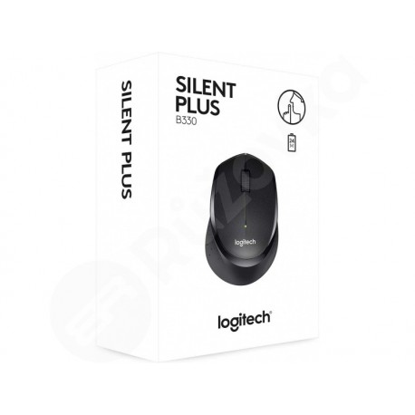 Logitech Wireless Mouse B330 Silent Plus bezdrátová černá myš