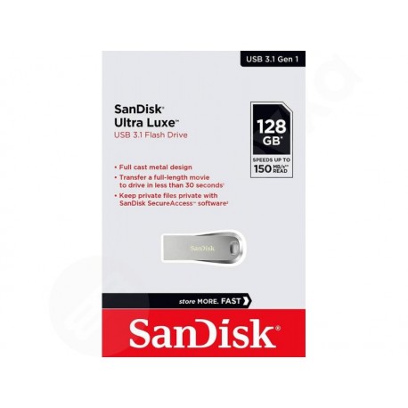 SanDisk Ultra Luxe 128GB USB 3.1 flash disk