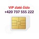 Zlaté VIP číslo 737 555 222 (SIM karta)