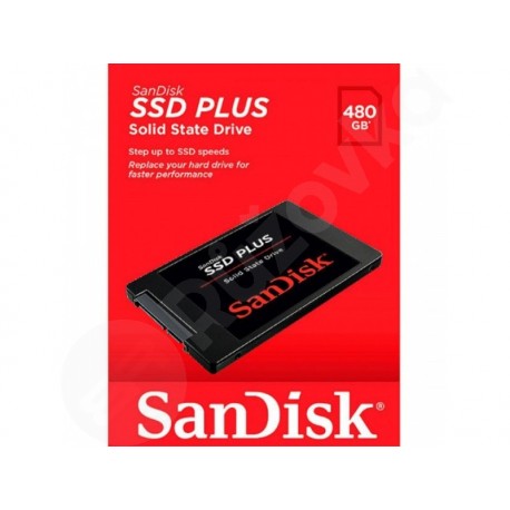 480 GB SSD SATA III 2,5" SanDisk Plus 7 mm (SDSSDA-480G-G26)