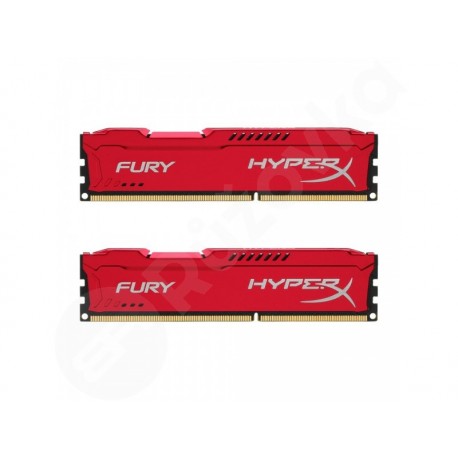 DDR3 16GB (2x8GB) 1866MHz HyperX Fury Red CL10