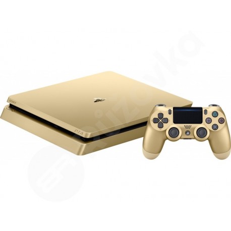 Sony Playstation 4 (2016A) Slim Gold 500GB + kabeláž + ovladač