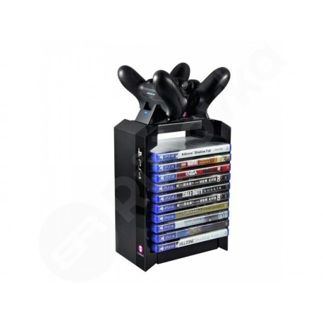 Numskull PlayStation 4 Premium Games Tower + Dual Charger