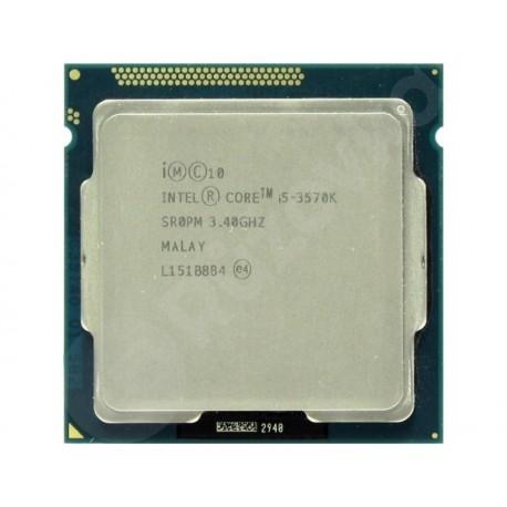 s.1155 Intel Core i5-3570K 3.40GHz (3,80GHz Turbo) 6MB 22nm 77W Ivy Bridge
