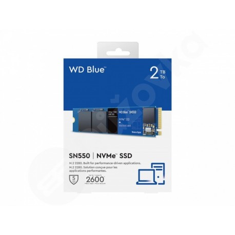 WD Blue 2TB SSD SN550 NVMe R:2400/W:1950 MB/s (WDS200T2B0C)