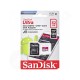 32GB SanDisk Ultra micro SDHC 120MB/s + adaptér (SDSQUA4-032G-GN6MA)