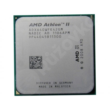 s.AM3 AMD Athlon II X4 640 3,0GHz 2MB 45nm 95W Propus