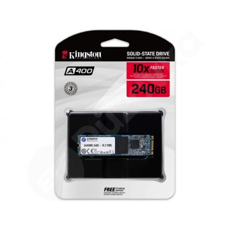 Kingston 240GB SSD A400 M.2 R: 500MB/s W: 350MB/s (SA400M8/240G)