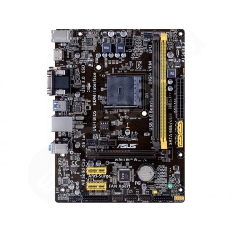 s.AM1 Micro-ATX ASUS AM1M-A
PCI-E DDR3 + CPU AMD Sempron 3850 + Chladič