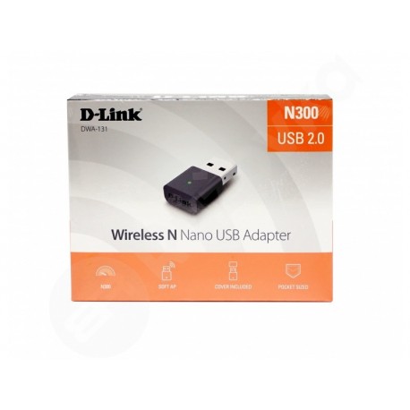 D-Link DWA-131 Wifi adaptér černý