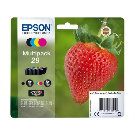 Epson 29 CMYK multipack atramentových cartridgí (C13T29864012)