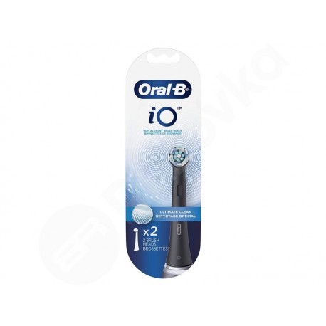 Oral-B iO Ultimate Cleaning náhradní hlavice 2 ks černé