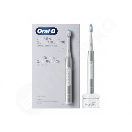 Oral-B Pulsonic Slim Luxe 4000 v šedém provedení