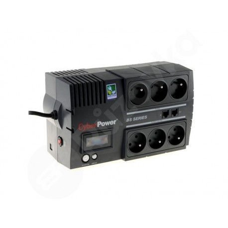 CyberPower BS LCD 650VA/390W BS650ELCD-FR 230V (bez baterie)