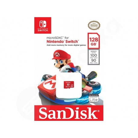 128GB Sandisk Micro SDXC pro Nintendo Switch 100 MB/s UHS-I U3
