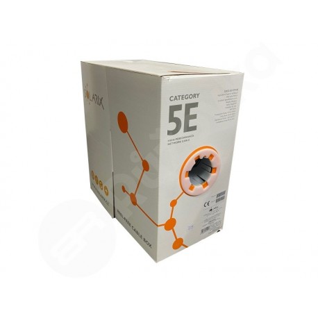 Solarix SXKD-5E-FTP-PE FTP CAT 5e 305m černý