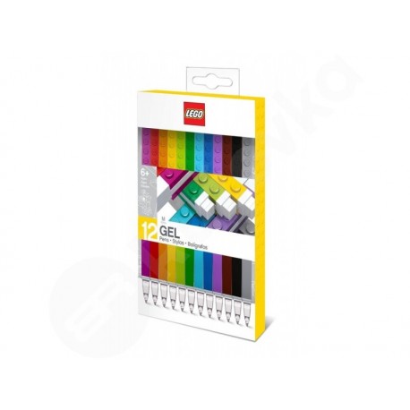 LEGO® 5005964 Stationery Gelové pero, farebná zmes - 12 kusov