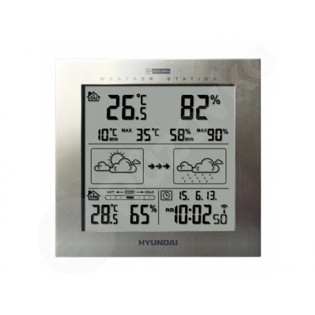 Hyundai WS 2244 M meteostanice stříbrná