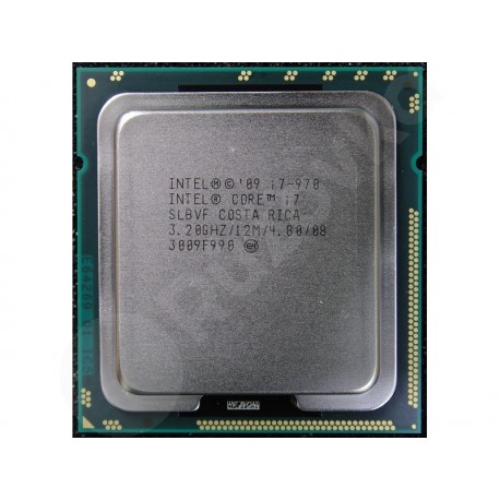 s.1366 Intel Core i7-970 3.20GHz (Turbo 3.46GHz) 12MB 32nm 130W Gulftown