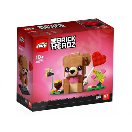 LEGO® BrickHeadz 40379 Valentýnský medvídek