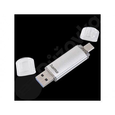 Hama C-Laeta 213107 32GB USB 3.0 / USB-C stříbrná