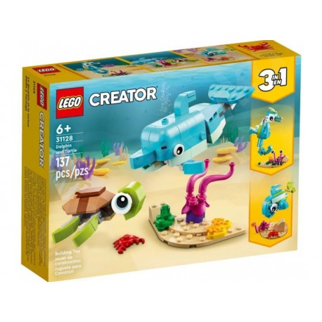 LEGO® Creator 3v1 31128 Delfín a korytnačka